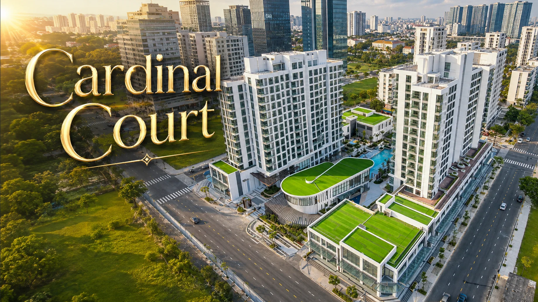 Phối cảnh thực tế dự án căn hộ Cardinal Court