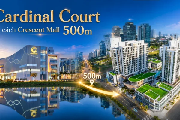 Cardinal Court cách Crescent Mall chỉ 500m